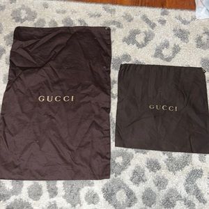Authentic Gucci dust bags